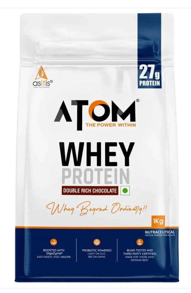 ATOM WHEY PROTEIN DOUBLE RICH CHOCOLATE