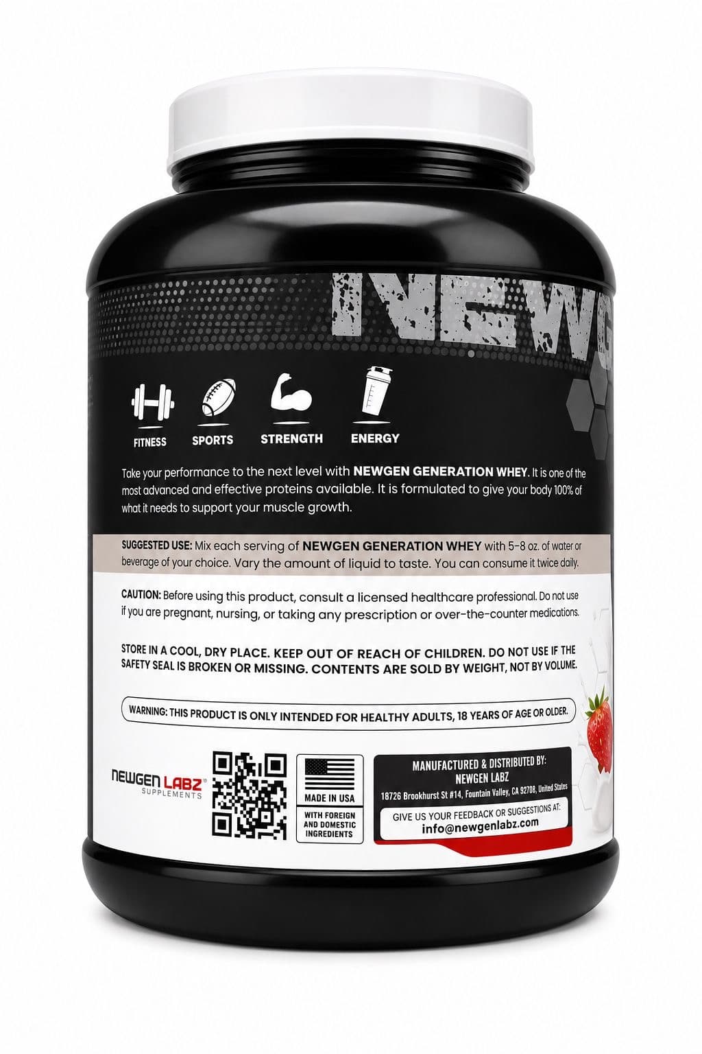 NEWGEN GENERATION WHEY - Creamy Strawberry