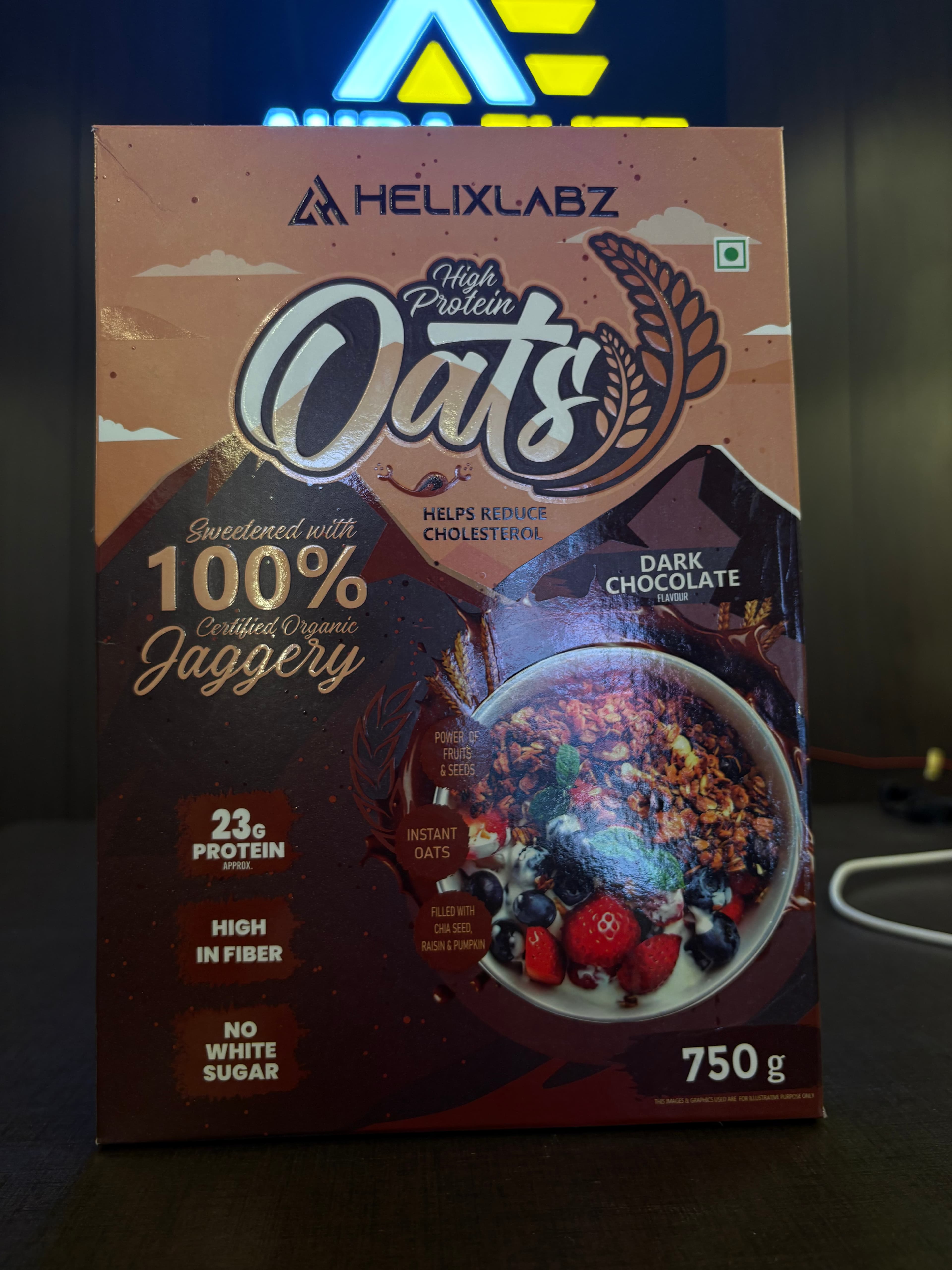 HELICLABZ High Protein Oats Dark Chocolate